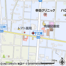静岡県浜松市中央区下江町320周辺の地図