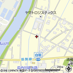静岡県浜松市中央区白羽町1404周辺の地図