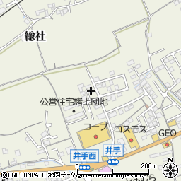 岡山県総社市総社1359-13周辺の地図