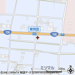 静岡県袋井市東同笠119周辺の地図