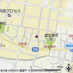 静岡県浜松市中央区新橋町1313周辺の地図