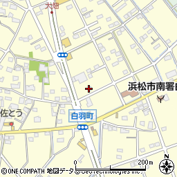 静岡県浜松市中央区白羽町613周辺の地図