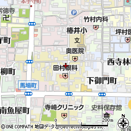 奈良県奈良市東城戸町周辺の地図