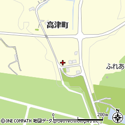 島根県益田市高津町62周辺の地図