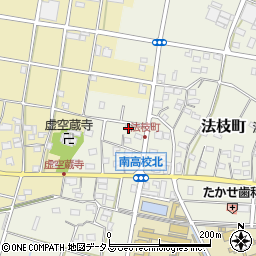 静岡県浜松市中央区法枝町568周辺の地図