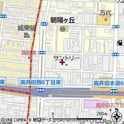 大阪府東大阪市高井田西6丁目4周辺の地図