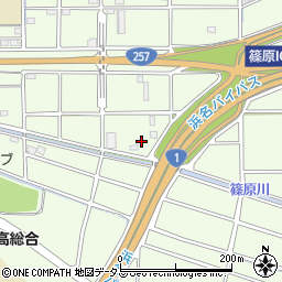静岡県浜松市中央区篠原町20450周辺の地図