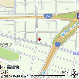 静岡県浜松市中央区篠原町20441周辺の地図