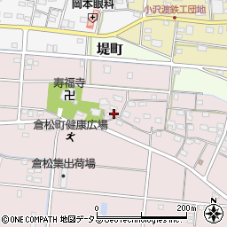 静岡県浜松市中央区倉松町252周辺の地図