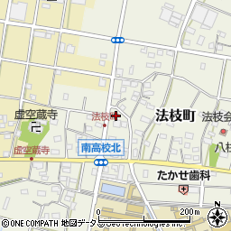 静岡県浜松市中央区法枝町537周辺の地図