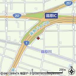 静岡県浜松市中央区篠原町20717周辺の地図