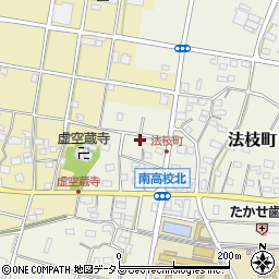静岡県浜松市中央区法枝町564周辺の地図