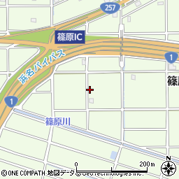 静岡県浜松市中央区篠原町20776周辺の地図