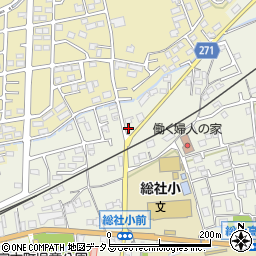 岡山県総社市総社1214周辺の地図