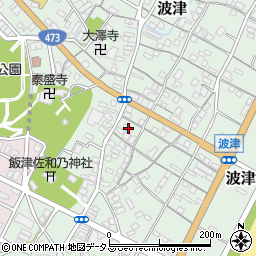 静岡県牧之原市波津837-1周辺の地図