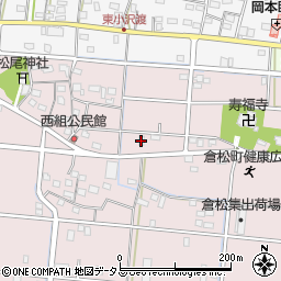 静岡県浜松市中央区倉松町124周辺の地図