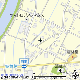 静岡県浜松市中央区白羽町301周辺の地図