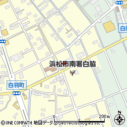 静岡県浜松市中央区白羽町594周辺の地図