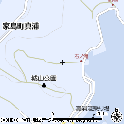 兵庫県姫路市家島町真浦399周辺の地図