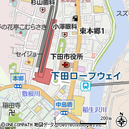 静岡県下田市の地図 住所一覧検索 地図マピオン