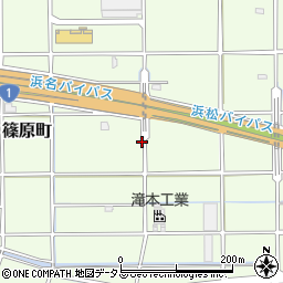 静岡県浜松市中央区篠原町21293周辺の地図