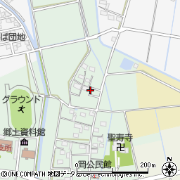 静岡県磐田市岡403周辺の地図
