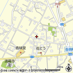 静岡県浜松市中央区白羽町729周辺の地図