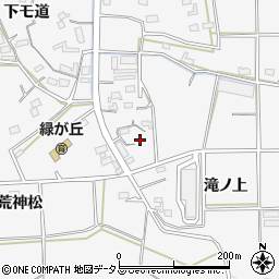 愛知県豊橋市細谷町滝ノ上周辺の地図