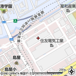 住友電気工業大阪製作所周辺の地図