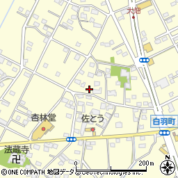 静岡県浜松市中央区白羽町727周辺の地図