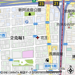 セブンイレブン大阪立売堀１丁目東店周辺の地図