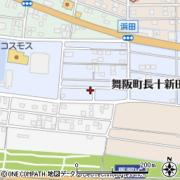 静岡県浜松市中央区舞阪町長十新田334周辺の地図