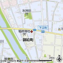 静岡県浜松市中央区下江町92周辺の地図