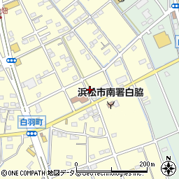静岡県浜松市中央区白羽町593周辺の地図