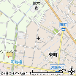 静岡県浜松市中央区東町430周辺の地図