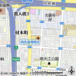 大阪トヨタ自動車松屋町店周辺の地図