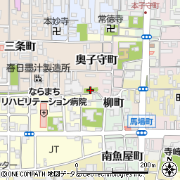 三条町東街区公園周辺の地図