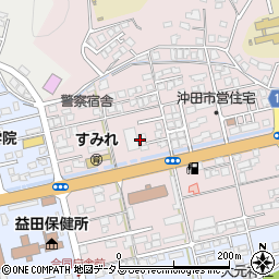 島根県益田市東町6周辺の地図