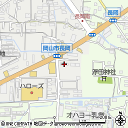 岡山県岡山市中区長岡603周辺の地図