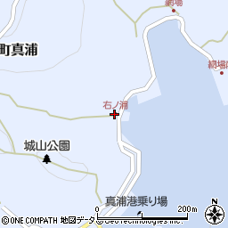 兵庫県姫路市家島町真浦422周辺の地図