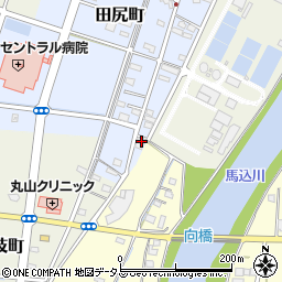 静岡県浜松市中央区田尻町35周辺の地図