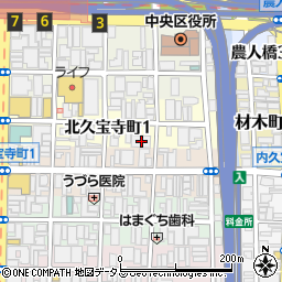 ゆびすい（行政書士法人）　大阪支店周辺の地図