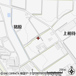 愛知県豊橋市西七根町猪原周辺の地図