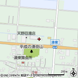 静岡県袋井市湊603周辺の地図