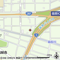 静岡県浜松市中央区篠原町20452周辺の地図