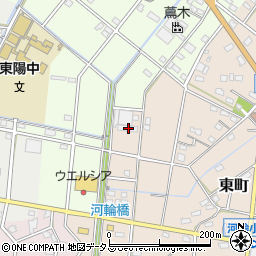 静岡県浜松市中央区東町456周辺の地図