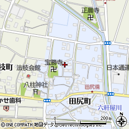 静岡県浜松市中央区田尻町311周辺の地図