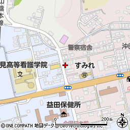 島根県益田市東町3-35周辺の地図