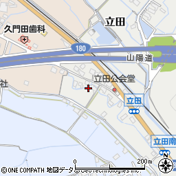 岡山県岡山市北区立田78-2周辺の地図