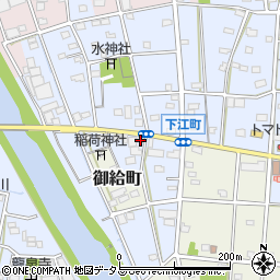 静岡県浜松市中央区下江町89周辺の地図